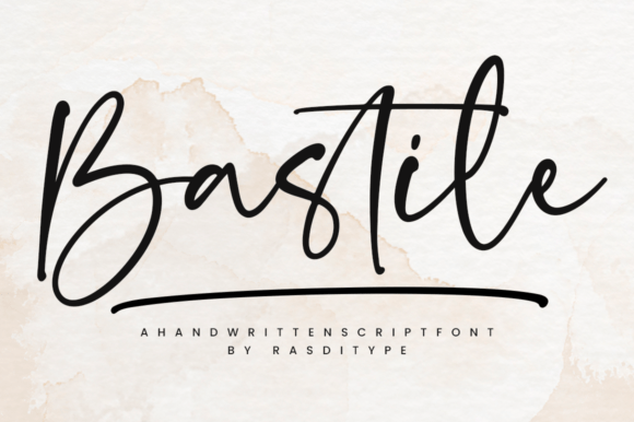 Bastile Font: A Whimsical Script for Editorial Design