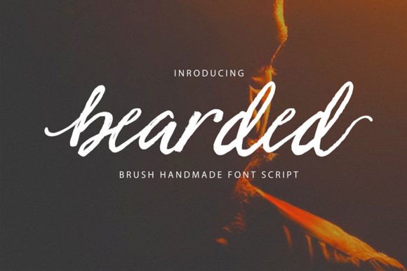 Bearded Font: A Stylish Brush Script for Business Branding