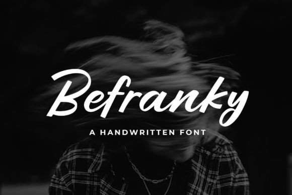 Befranky: A Handwritten Brush Script Font for Editorial Design