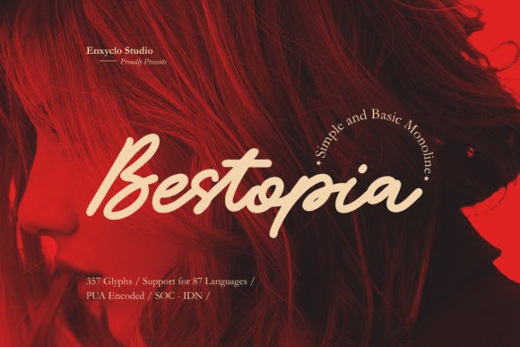 Bestopia Font: A Delicate Script for Creative Branding Projects