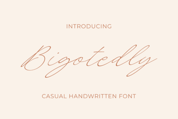 Bigotedly Font: A Charming Script for Branding and Merch Design