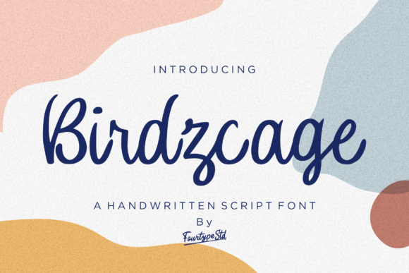 Birdzcage Font: A Script Handwritten Typeface for Editorial Elegance