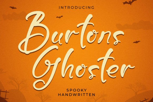 Burtons Ghoster Font Review: A Spooky Script for Bold Branding and Visual Campaigns