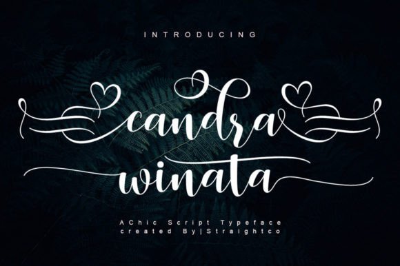 Candra Winata: A Beautiful Script Font for Designers