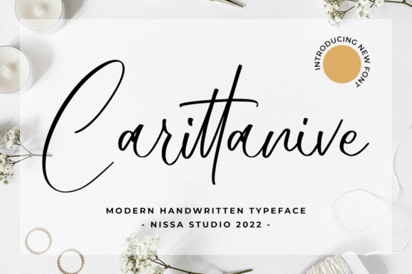 Carittanive Font: A Modern Script for Professional Branding