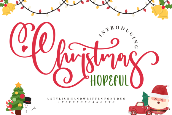 Christmas Hopeful Duo: A Romantic Typeface for Branding Projects