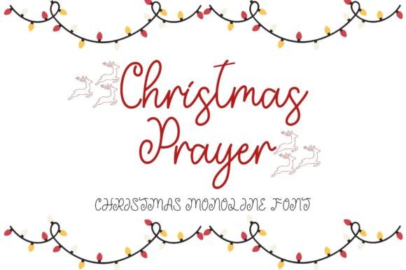 Christmas Prayer Font Review for Festive Branding Projects