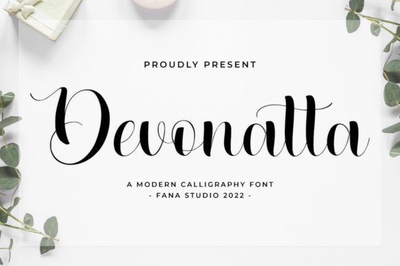 Devonatta Script Font for Creative Makers and Shop Owners