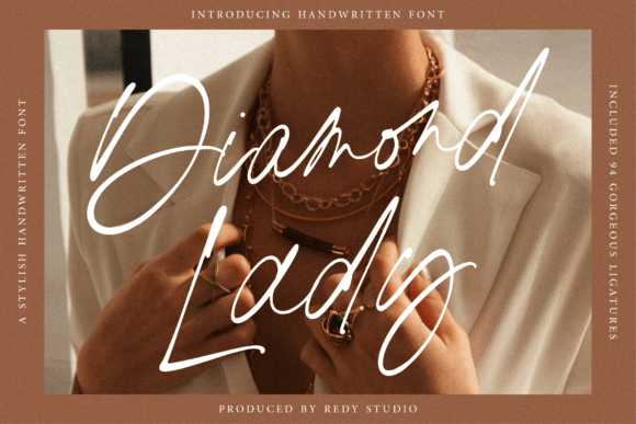 Diamond Lady: A Romantic Script Font for Designers