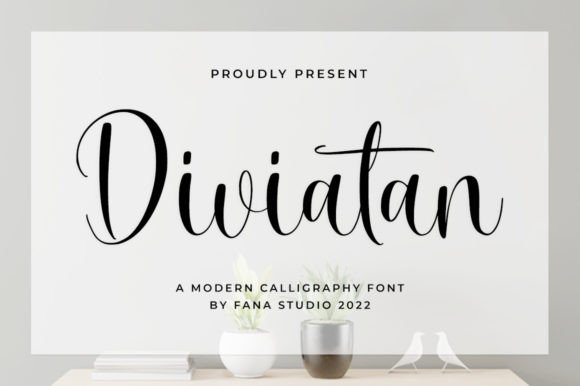 Diviatan Font Review: A Timeless Script for Creative Projects