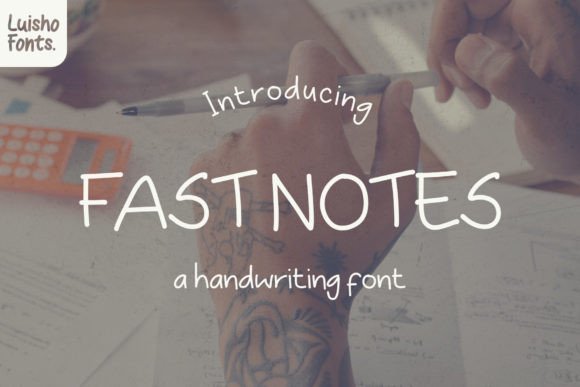 Fast Notes Font for Modern Editorial Design
