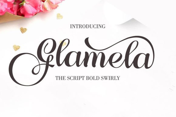 Glamela: A Modern Script Font for Business Branding