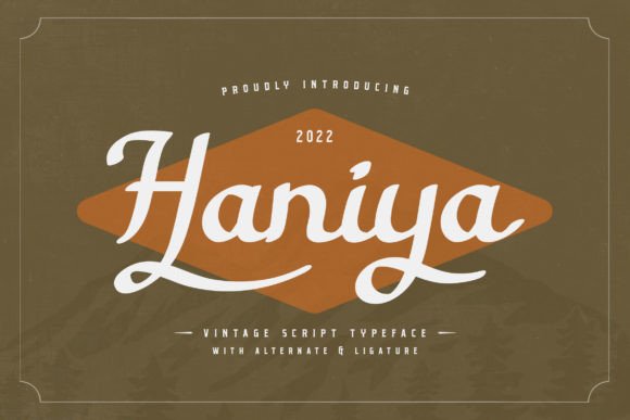 Haniya Font for Editorial Design and Creative Publishing