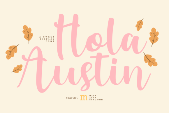 Hola Austin Script Font Review for Brand Designers
