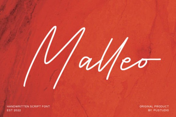 Malleo: A Script Font That Brings Handmade Charm to Life