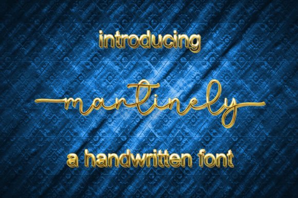 Martinely: A Script Font That Elevates Your Brand