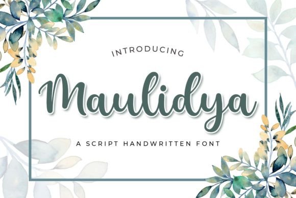 Maulidya Font: A Script Typeface for Charming Web Design