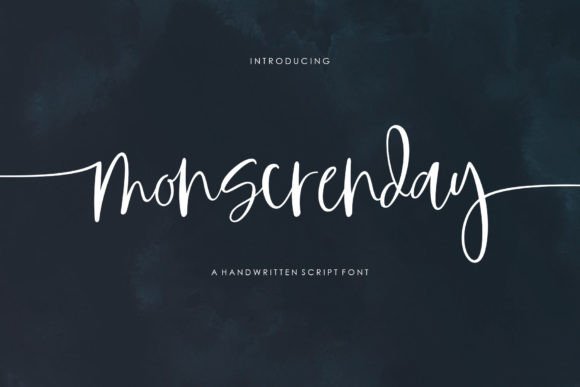 Monscrenday Font for Branding and Design Projects