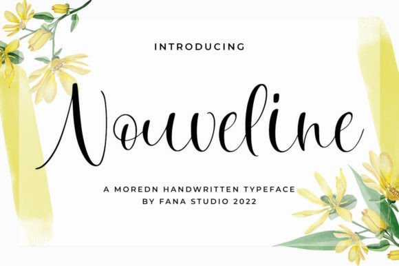 Nouveline: A Script Font for Editorial Elegance