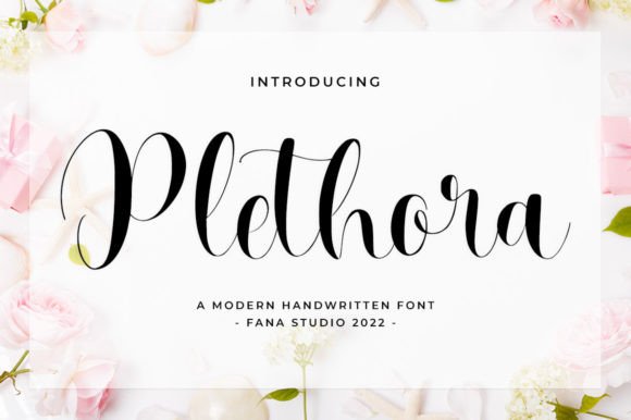 Plethora Font: A Stylish Script for Memorable Branding