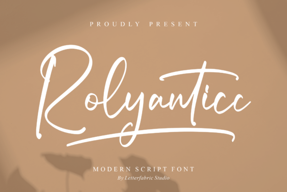 Rolyanticc: A Script Font for Dazzling Editorial Design