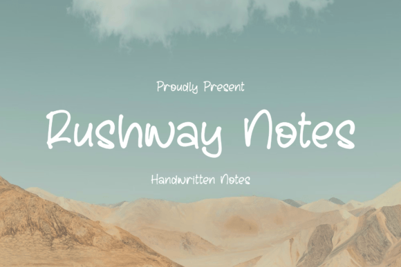 Rushway Notes – A Handwritten Font for Digital Branding