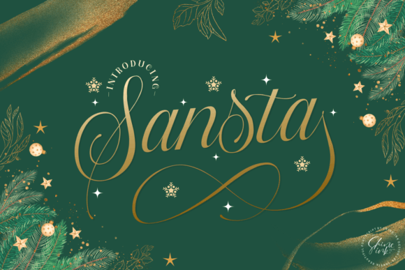 Sansta Font Review: A Festive Script for Holiday and Lifestyle Design