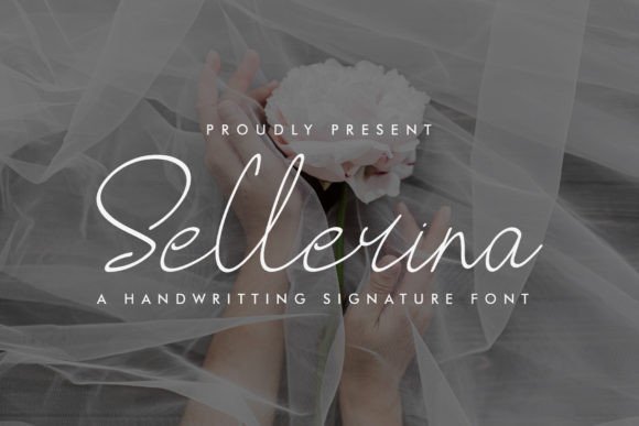 Sellerina Font: A Handwritten Script for Creative Craft Projects