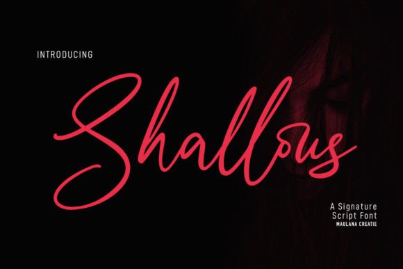 Shallous Font Review: A Modern Script for Creative Branding