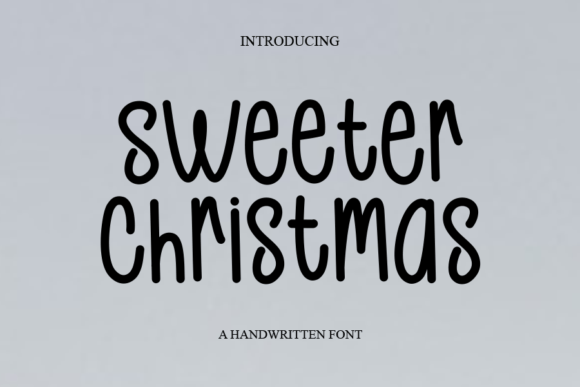 Sweeter Christmas Font for a Polished Brand Identity